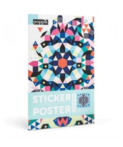 Mandala sticker poster