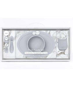 Pewter first food set