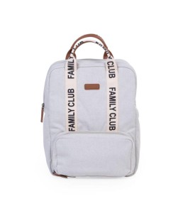 Family club backpack signature canvass off white