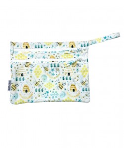 Busy bees waterproof wet bag