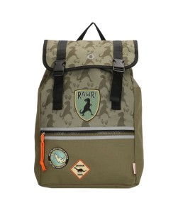 Dinosaur flap bag olive