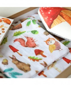 Woodland muslin set