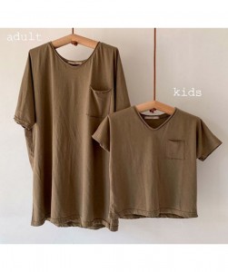 khaki oversized pocket tee