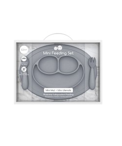 Gray mini feeding set