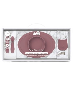 Mauve first food set