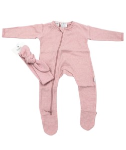 Peony headband onesie set (2pcs)